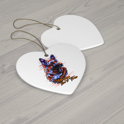 Freedom Isn't Free - Ceramic Holiday Ornament, 4 Shapes