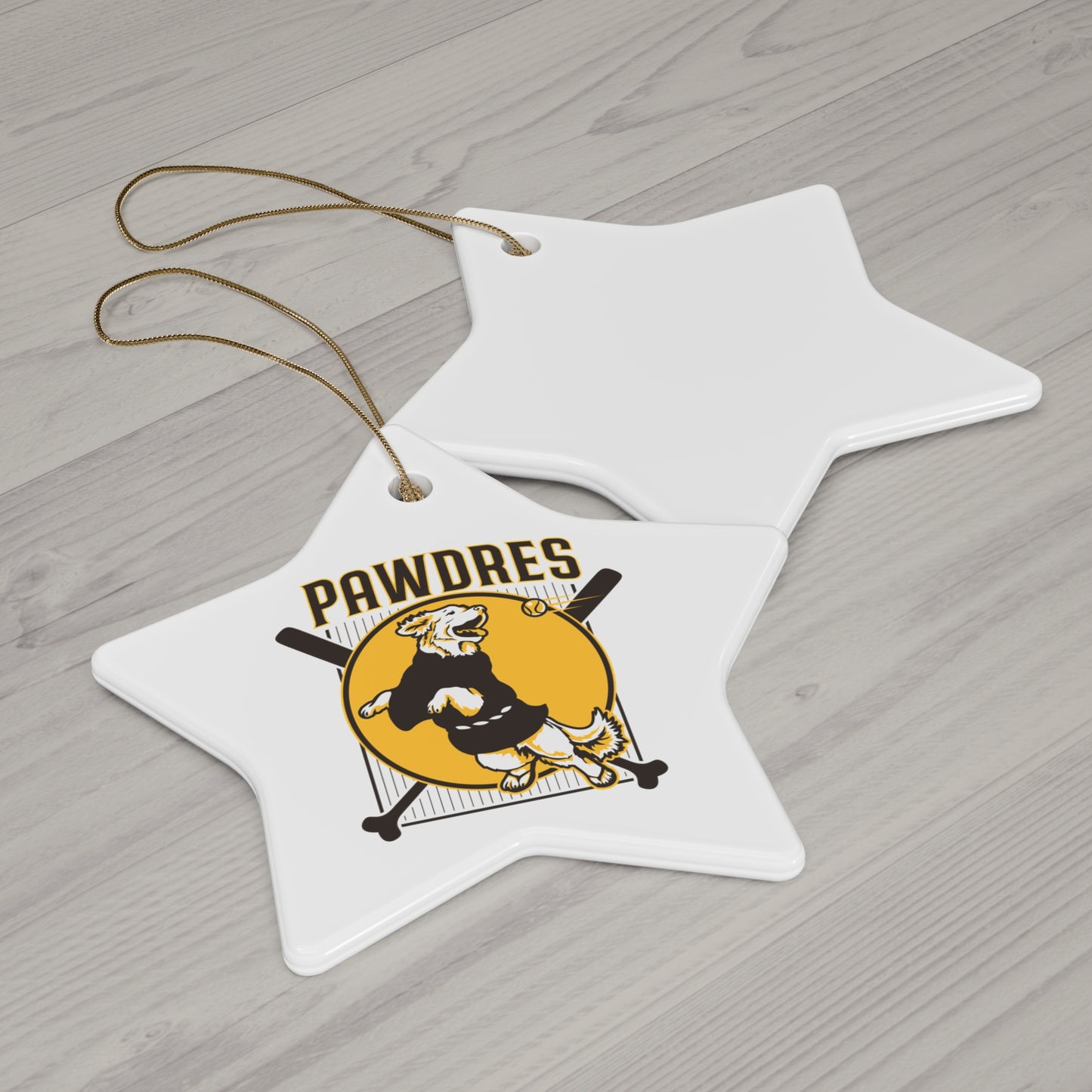 SAN DIEGO PAWDRES - Ceramic Ornament, 4 Shapes