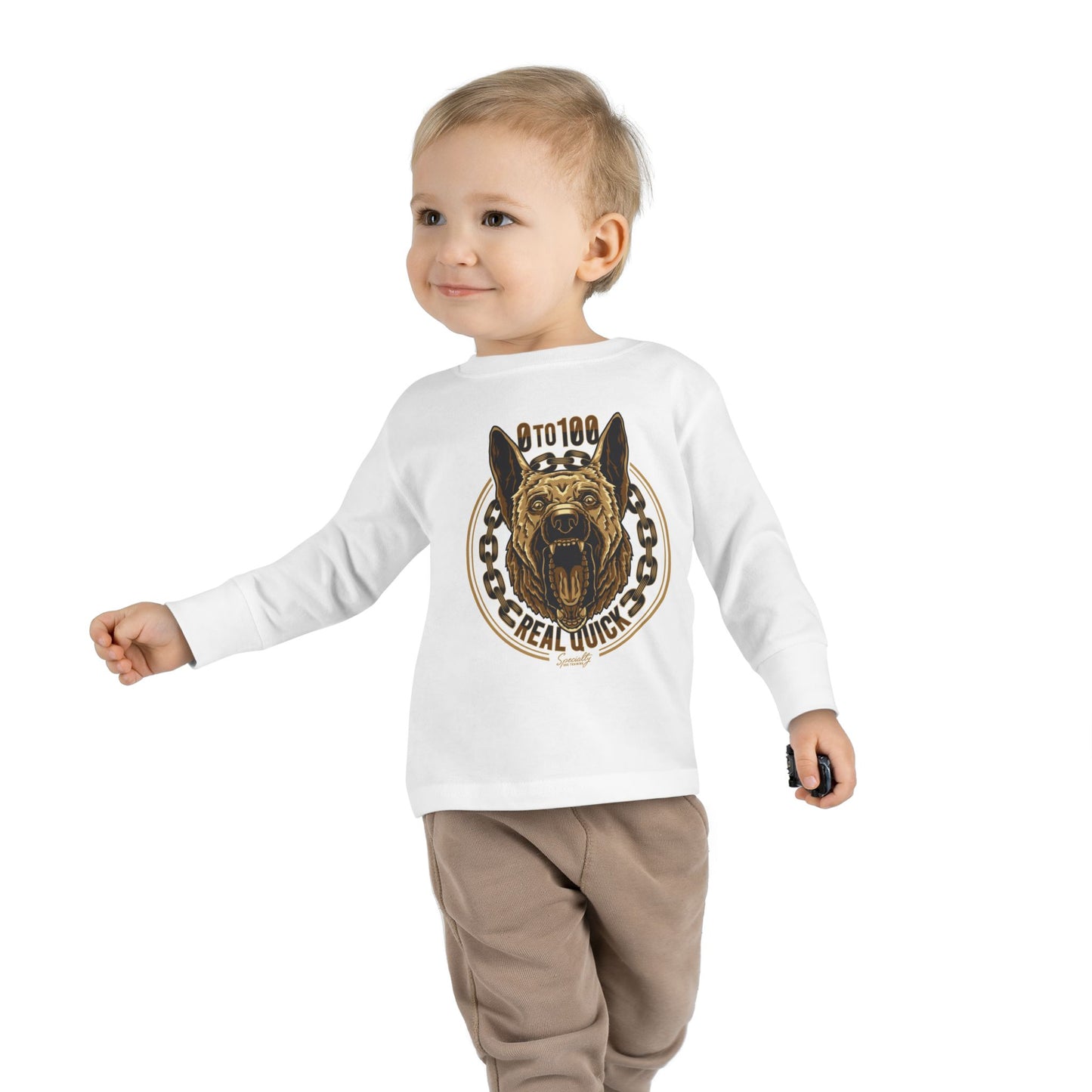0 to 100 - Toddler Long Sleeve Tee